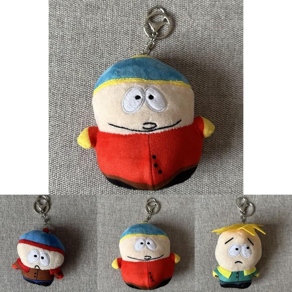 Chaveiro de Pelúcia de Personagem de South Park Com Enchimento de Algodão PP Para Presente e Exibição