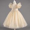 High-End Girls' Princess Wedding or Birthday Dress with Sequins