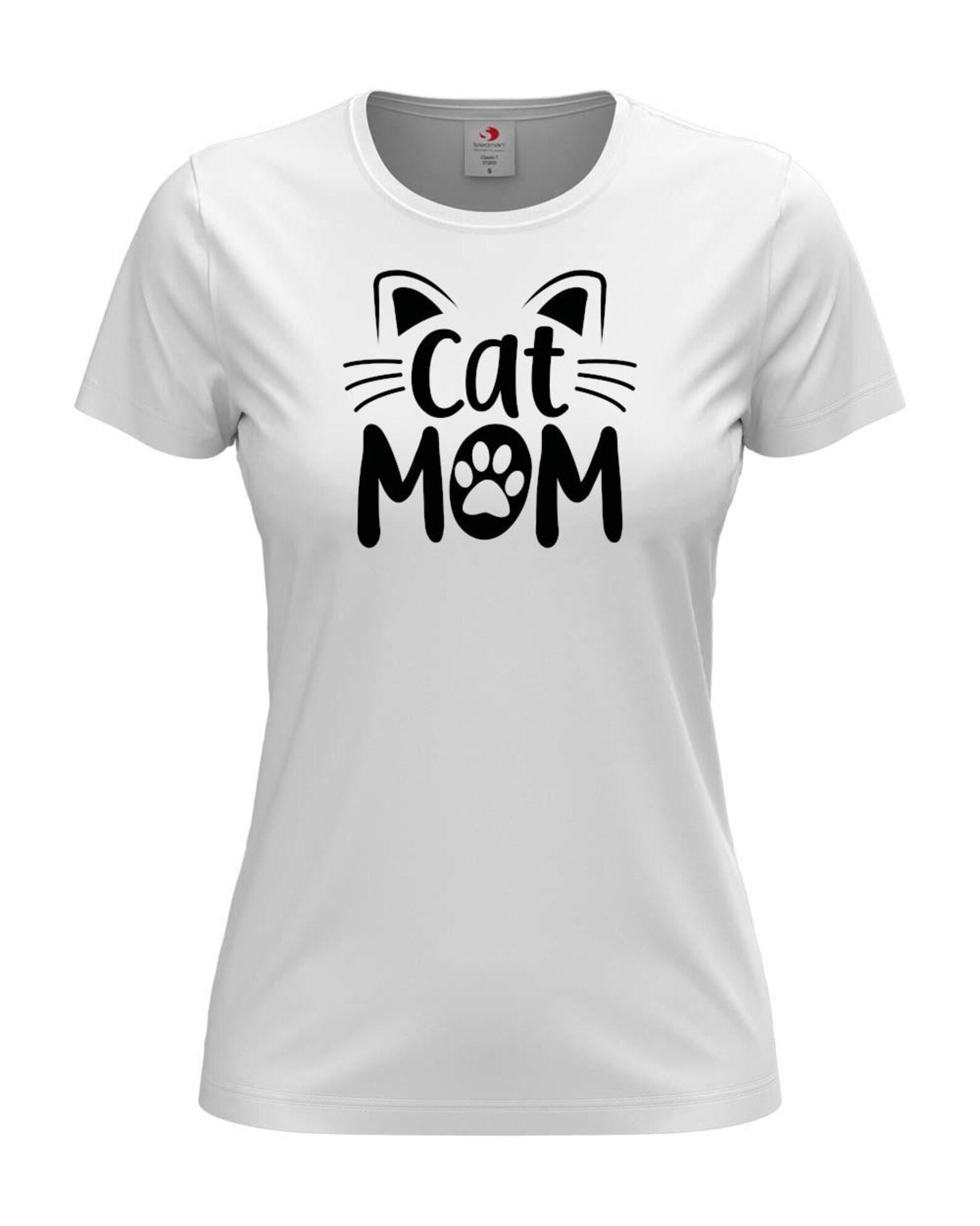 Cat Mom T shirt, Cat Lover Tee, Mother s Day Gift 4XL