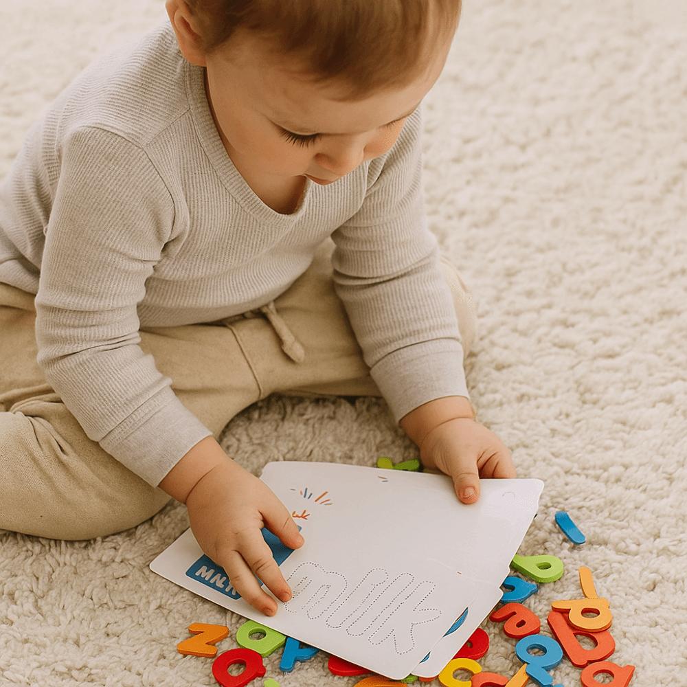 Double-Sided Matching Letters Toy 26 English Letters Cognitive Educational Toys  Children Kids Boys