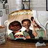 Friends Hangover Flannel Blanket Super Soft Warm Cozy Blanket For Sofa Bed Office Travel Allseason Home Decor Gift