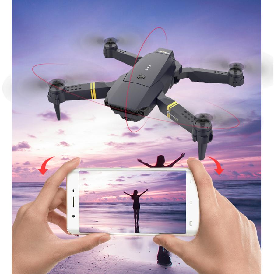 WIFI FPV 4K HD Dual Cameras Built-in Battery Foldable Selfie RC Quadcopter Drone
