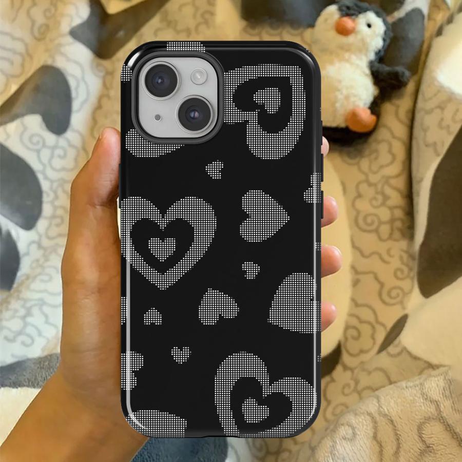 

Phone Case for Xiaomi Redmi Note 14 Pro Plus 5G 14 4G Soft Cover Capa Black Heart Redmi Note 14 Pro+ 5G (Global)