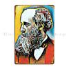 James Clerk Maxwell Artwork James Clerk Maxwell's Portrait James Clerk Metal Plaque Plaques Wall Cave Designer Tin Sign Poster