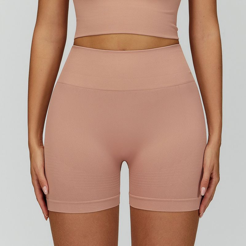 

Fashion Seamless Tight High Waist Yoga Shorts Peach Hip Raise Women s Fitness Shorts Outdoor Running Shorts Sexy Retro Pink S