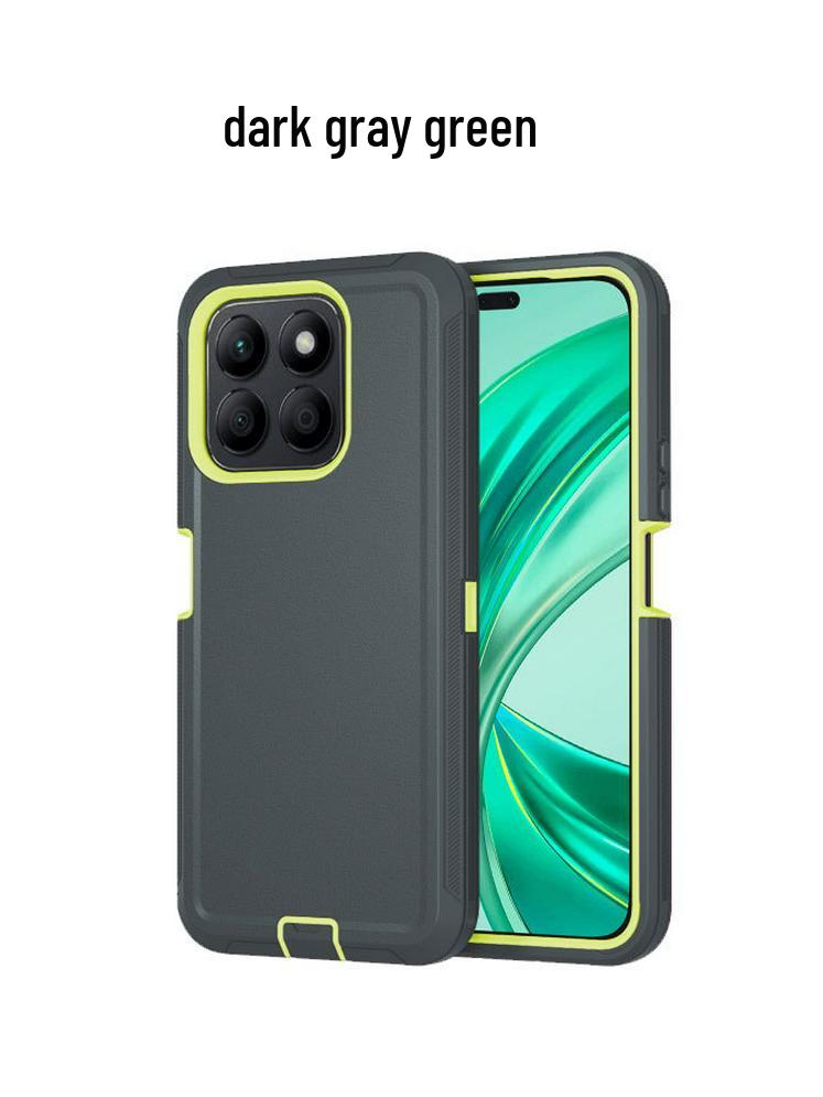 Honor X8B/X8A 4G 3-in-1 Drop-Proof Protective Phone Case