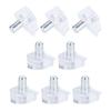 50PCS Clear Shelf Support Pegs Shelf Holder Pins Bracket Cabinet Clips Holder Furniture Hardware