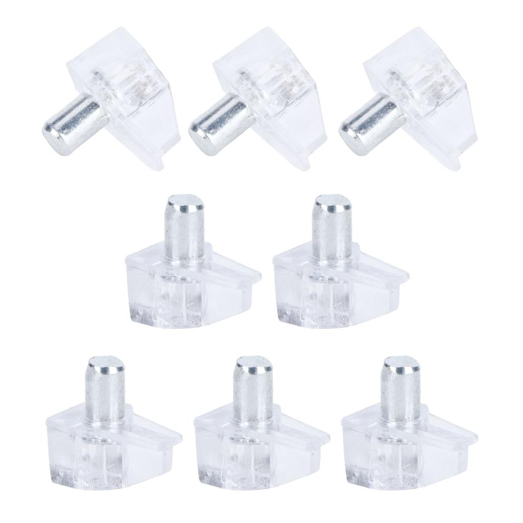 50PCS Clear Shelf Support Pegs Shelf Holder Pins Bracket Cabinet Clips Holder Furniture Hardware