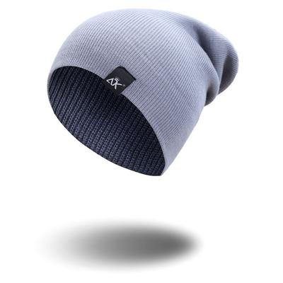 Wintermützen für Frau Neue Herrenmützen Gestrickt Einfarbig Niedliche Mütze Mädchen Herbst Weibliche Baggy Mütze Wärmer Bonnet Damen Freizeitkappe