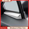 2Pcs Car Interior Door Window A Pillar Trim Sticker Decoration Cover for Toyota C-HR CHR 2016 2017 2018  
