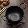 Iron Cooking Pot with Glass Lid for Soup And Noodles In Kitchen
