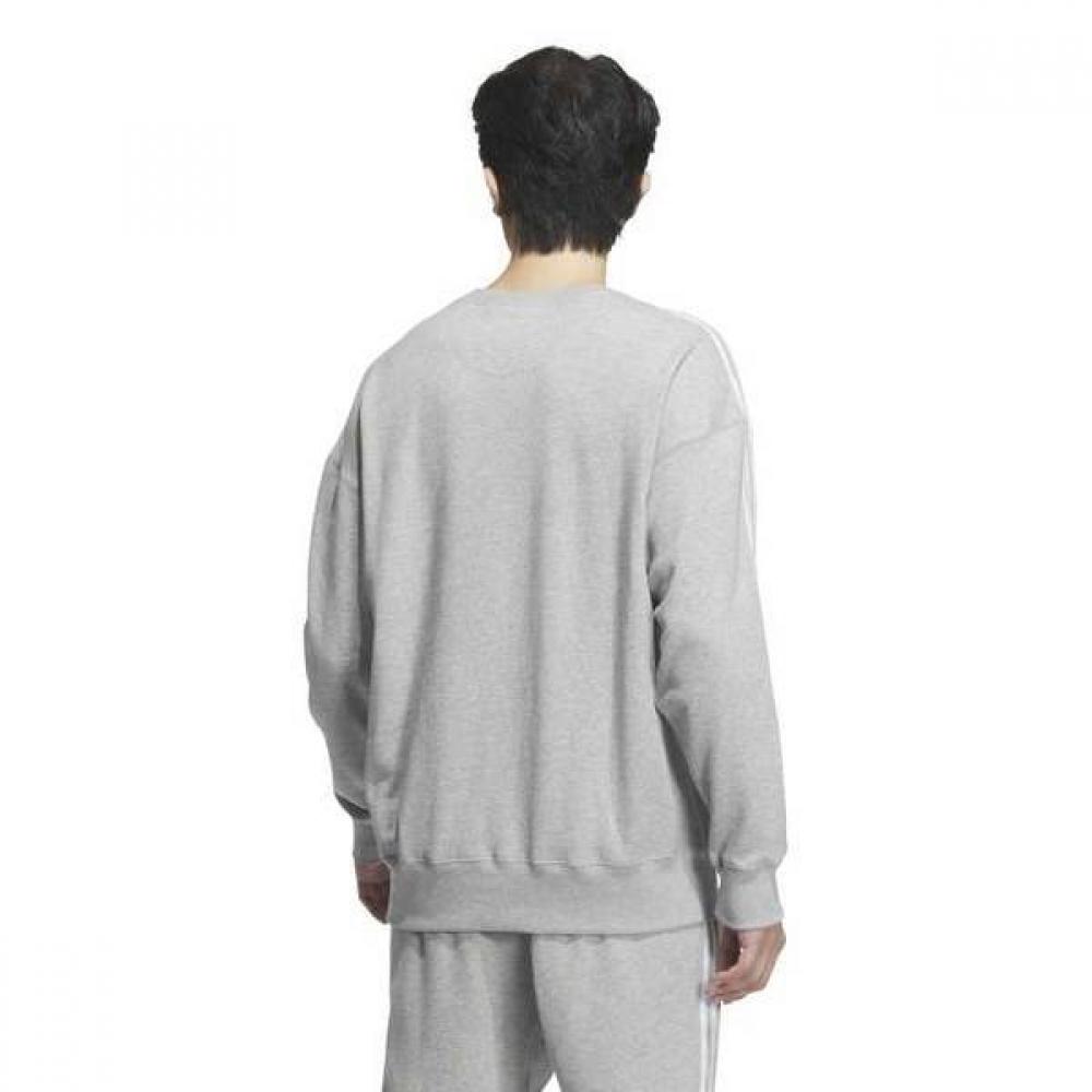 Adidas Essential Plus Loose Fit Sweatshirt 3 Stripes