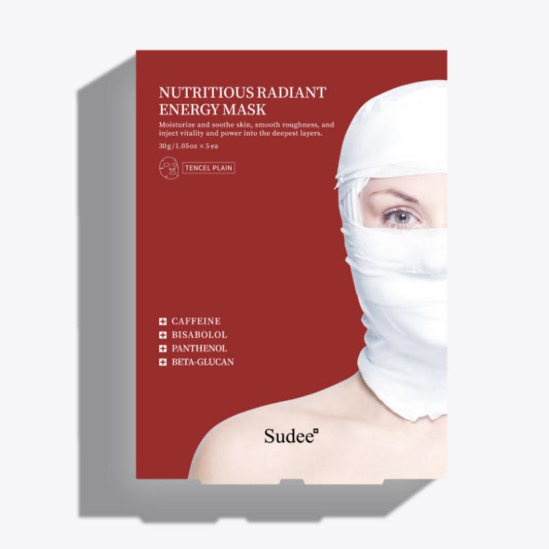 

[Sudee] Bandage Facial Mask Sheet 30g x 5ea (6 Types) Red-Nutritious Radiant