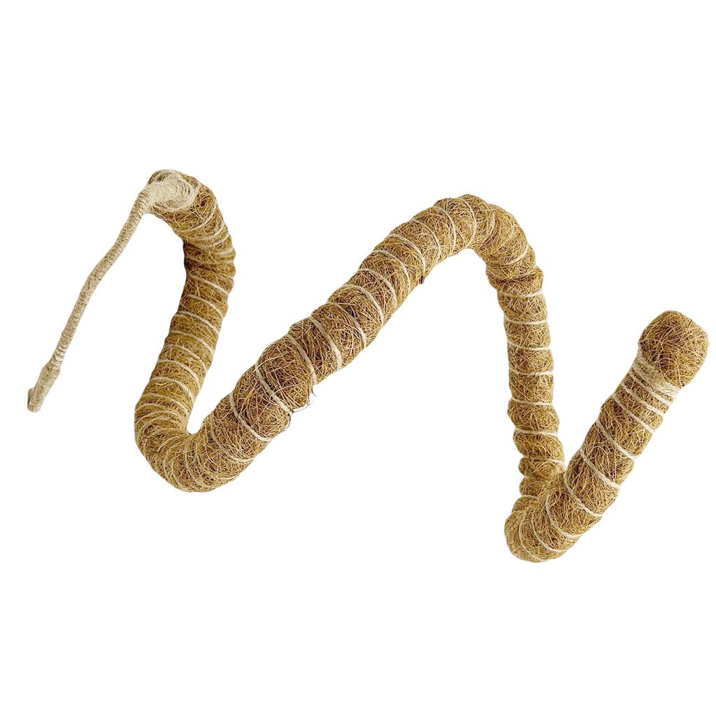 Flexible Climbing Vine for Reptile Habitat Decoration Coconut Fibre Bendable Jungle Climbing Vine for Lizard Snake