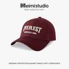 25 Early Autumn New Casual Simple Versatile Letter Hard Top Baseball Cap Female Face Small Peaked Cap