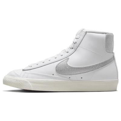 Blazer Mid 77 Essential Bianco Argento Metallico Donna DQ7574-100