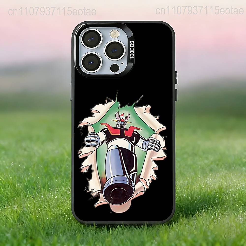 

M-Mazinger Z Robot Phone Case For iPhone 17,16,15,14,13,12,11,Pro,Max,Plus,E,Air,Mini Black IMD Cover iPhone17pro