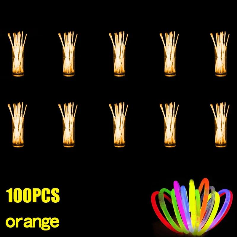 Nowa 2025 Fluorescencyjna Bransoletka w Kształcie Patyka Naszyjnik Glow Stick Bransoletka Materiały Imprezowe Dekoracja Koncertowa Jednorazowy Fluorescencyjny Patyk