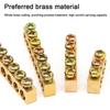 Copper Wire Connector Multi-specification With Hole Screw Copper Bar Terminal Zero Ground Terminal Power Distribution Cabinet