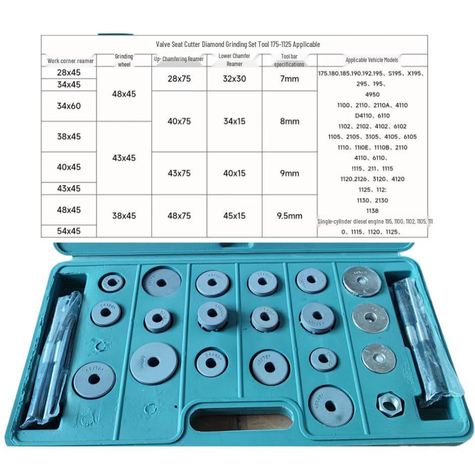 Valve Seat Reamer Grinding Tool for Motorcycle, Automobile, Diesel Engine