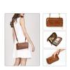 Applicable to iPhone15 mobile phone leather case 16Pro multi-function split mobile phone case zipper wallet oblique span bag 14