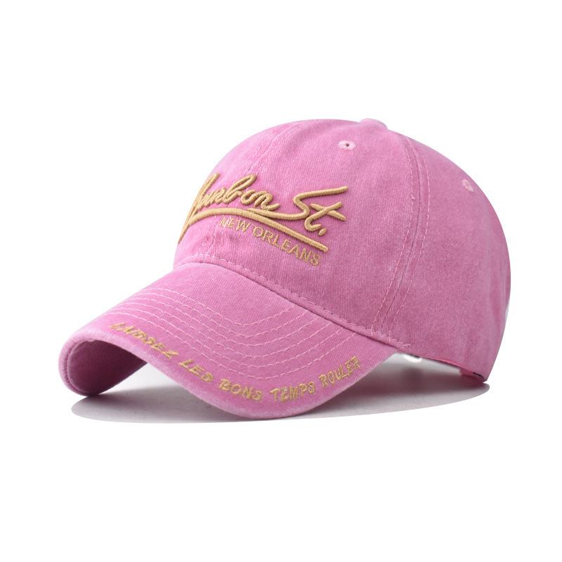 gold color Big Letters Embroidery Baseball Cap for Women Teens cute Summer Hats cap Washed Cotton Mens Caps