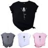 Women's Bee Printed Crew Neck T-shirts Featuring Soft Cotton Fabric For Comfort