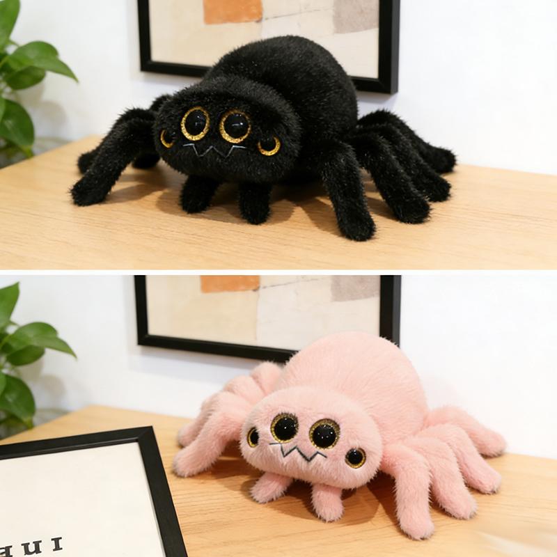 Peluche Ragno Morbido Mascotte Mostro Ragno Bambola Insetto Anime Giocattoli Ripieni Animale Emozionale Decorazione Cuscino Bambino Ragazze Regalo di Compleanno