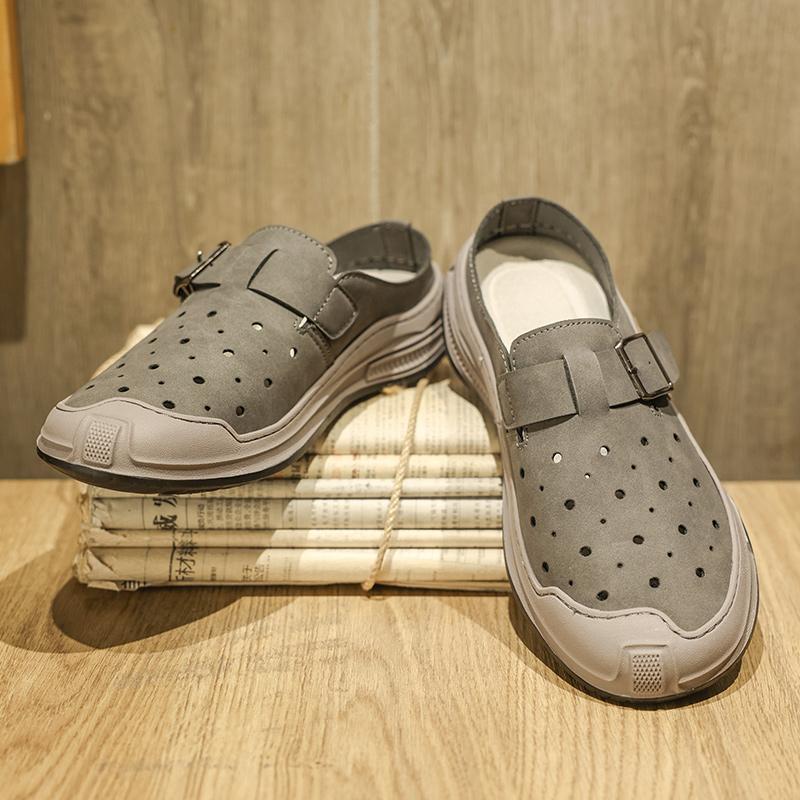 Fashion Casual Men Sandals Summer Leisure Beach Holiday Sandals Men Shoes New Outdoor Sneakers Male Retro Comfortable Casual Sandals