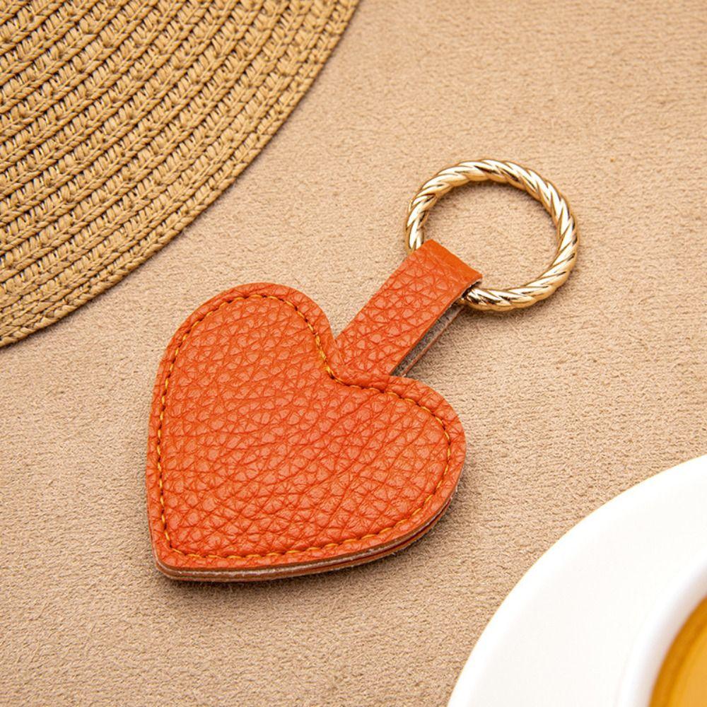 Heart Love Shape Hat Holder Anti-lost Pu Leather Magnetic Hat Clip Portable   Girl