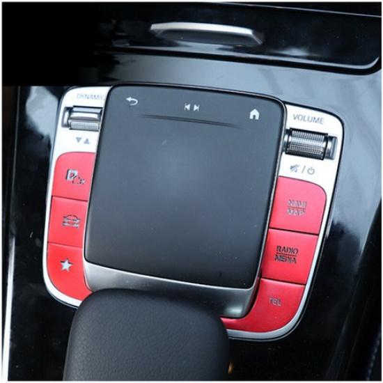 Car Center Console Mouse Media Button Cover For Mercedes Benz A B CLA GLE GLB
