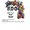 Halloween Balloon Arch Kit Black Orange Purple Green Latex Balloons Eye Balloons with Foil Balloon Halloween Party Decoration