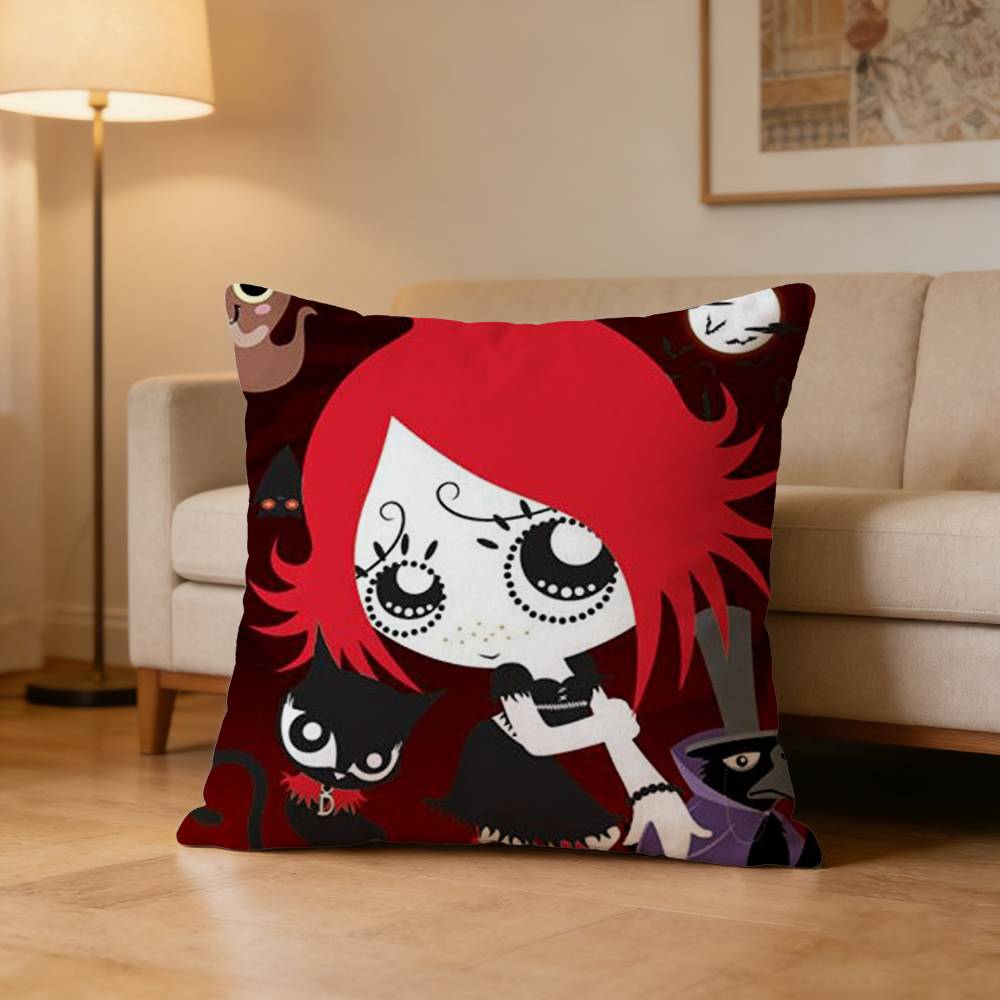 R-Ruby Gloom Pillow Case Cushion Cover Throw Pillow Case For Car Sofa