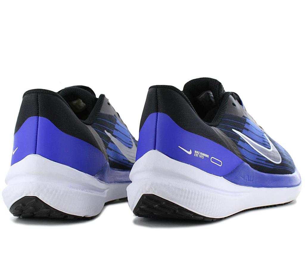 Nike Air Winflo 9 - Men's Running Shoes Black-Blue DD6203-004 ORIGINAL