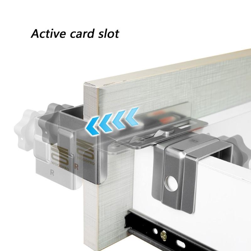 Strong Drawer Fixing Tool for Side Mount Installation Including Thick Plate & Movable Design Suitable for Easy Alignment