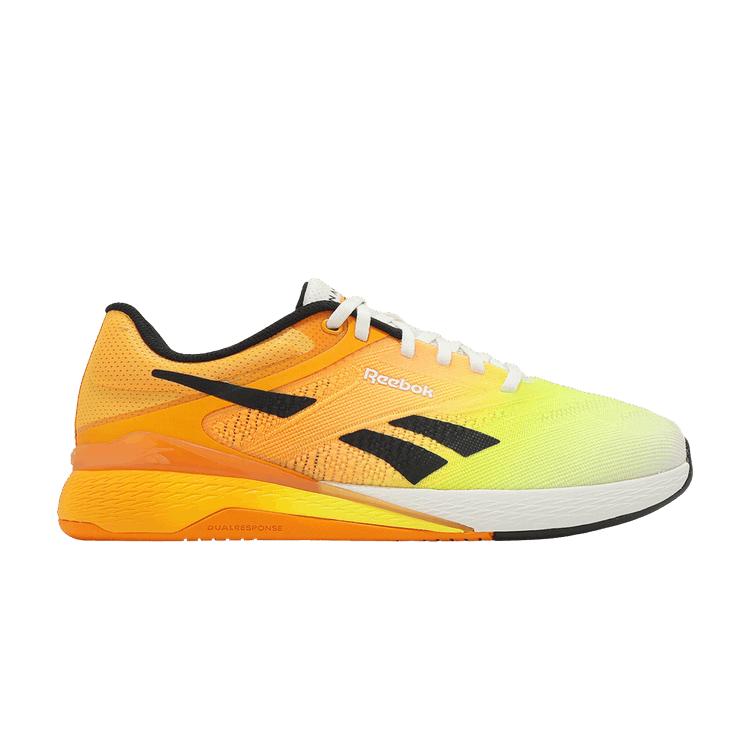 

Reebok Кроссовки унисекс Nano X5 Chalk Black Electric Amber Желтый 100209367 36