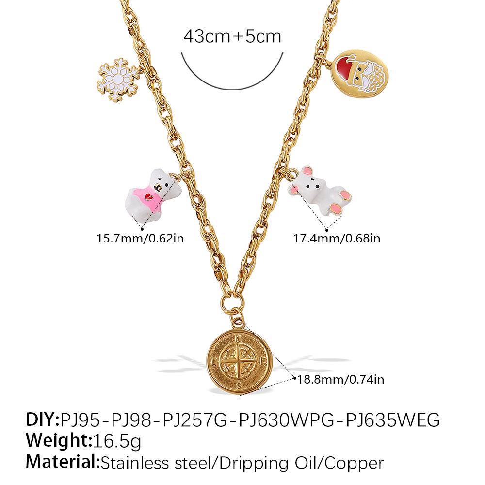 

Европейско-американское Рождественское Роскошное Ретро Ожерелье-кисточка с Сердцем для Женщин