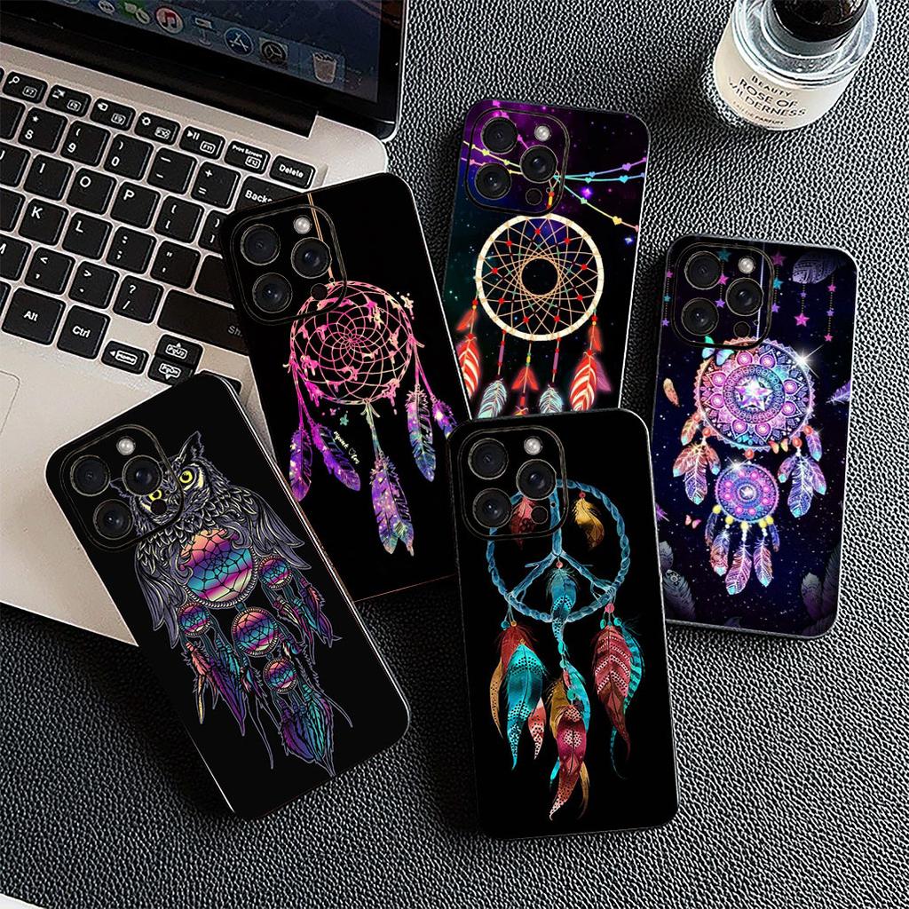 Casing for Apple iPhone 16 14 15 Plus 11 Pro Max 16E ProMax + 16Plus 15+ 14+ Phone Cover Soft Case Dreamcatcher Dream Catcher