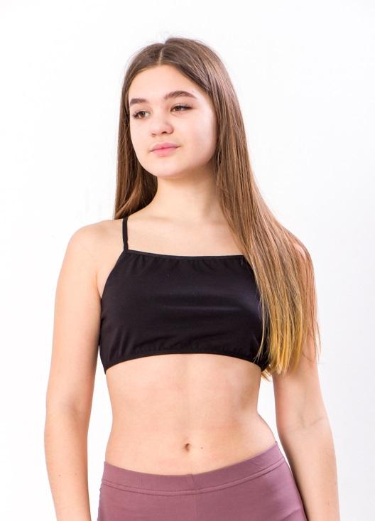 Crop Top – Top de Sujetador Sólido de Algodón-Lycra Elástico para Comodidad Diaria, Cualquier temporada 6067-052 HC