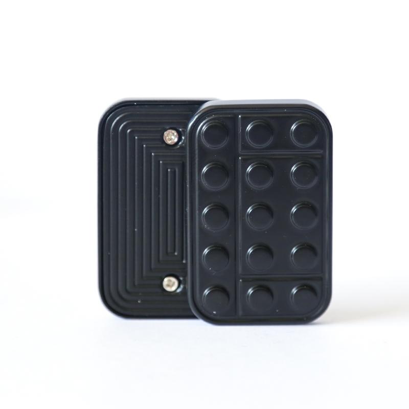 Metal Fidget Slider Push Block Adult EDC Toy - Strong Magnetic Haptic Sensory Stress Relief for ADHD Autism Focus For Adult Gift