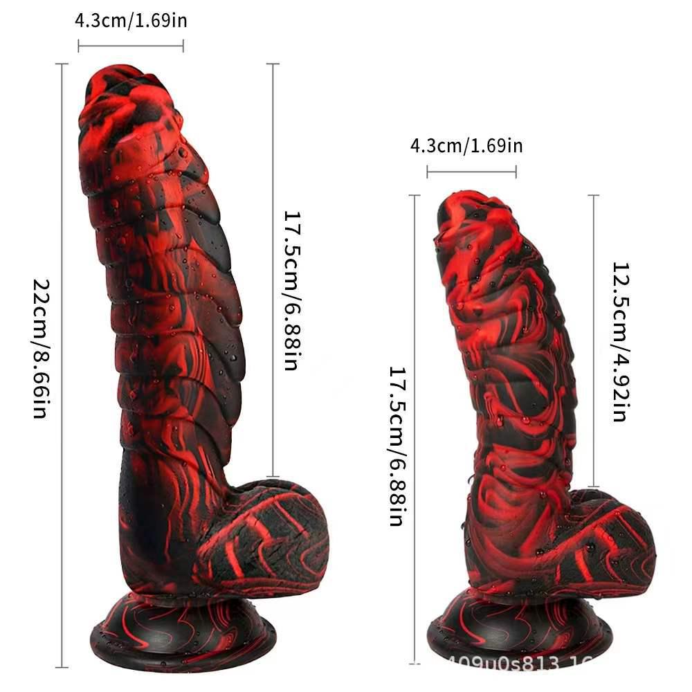 Caterpillar-Textured Silicone Anal Plug Massager for Women