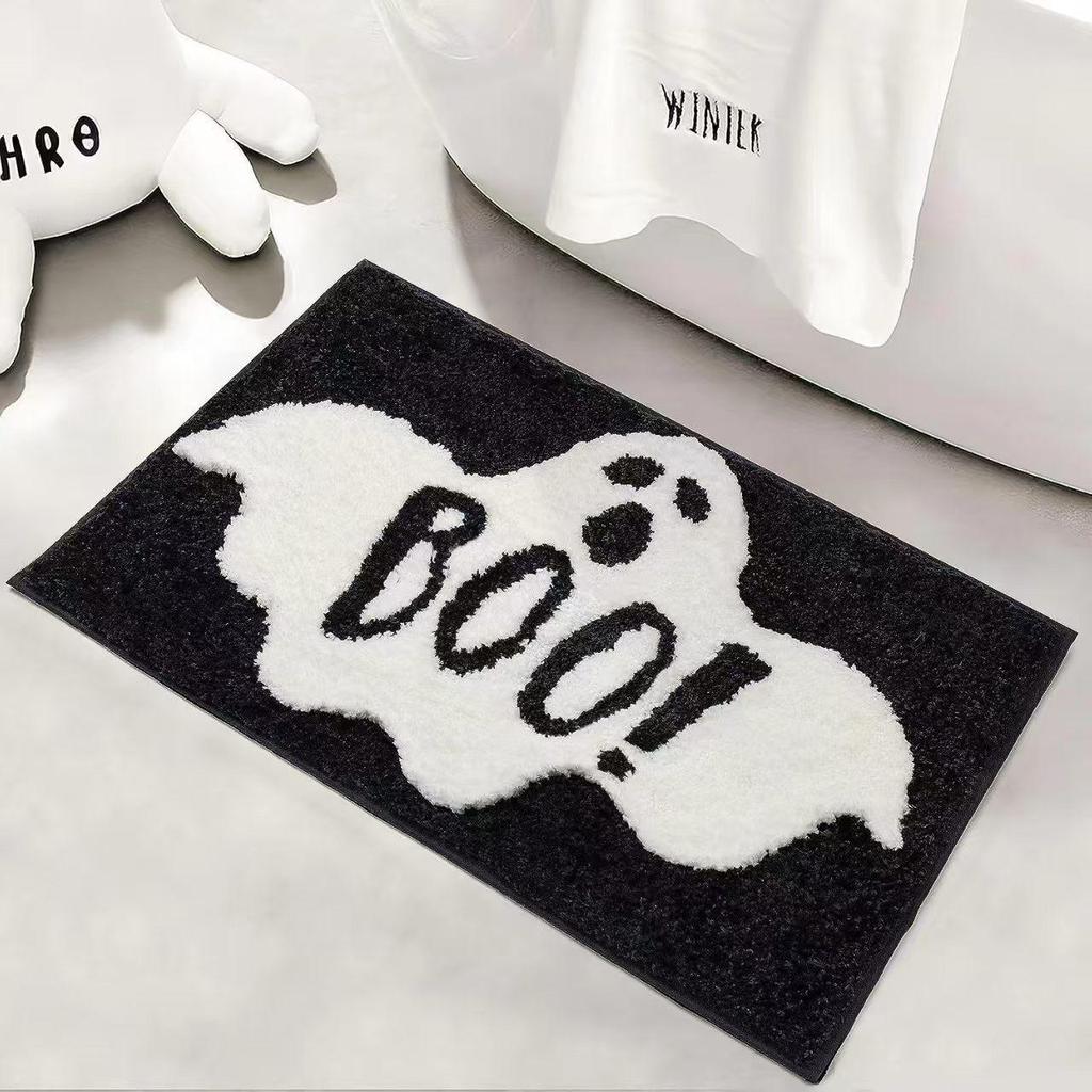 Halloween Pumpkin Cartoon Bathroom & Entrance Mat - Easy to Clean