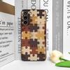Stylový umělecký vzor puzzle pouzdro na telefon pro Google Pixel 9 A 8 A 7A 6A 7 PRO 8 9 Pro XL 4G 5G Nárazuvzdorné Anti-drop Měkký kryt