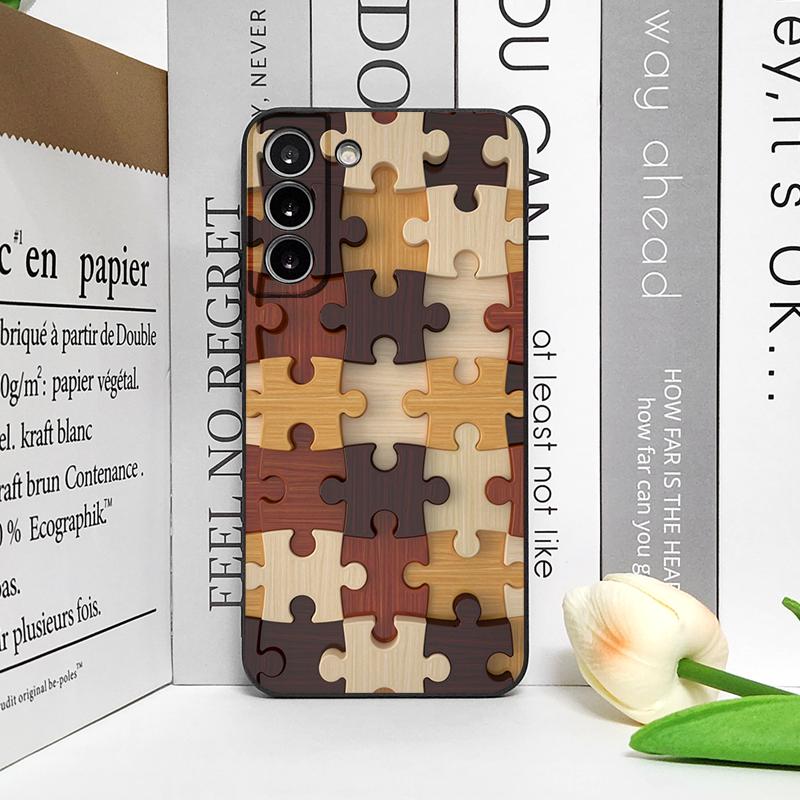 Stylový umělecký vzor puzzle pouzdro na telefon pro Google Pixel 9 A 8 A 7A 6A 7 PRO 8 9 Pro XL 4G 5G Nárazuvzdorné Anti-drop Měkký kryt