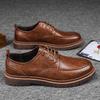 New Men Shoes  Casual Shoes Men Genuine Leather Shoes Work Boots Business Casual Sneakers