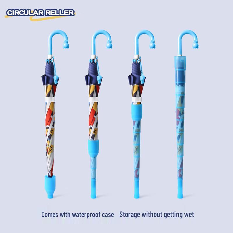 Children's Green Bamboo Panda UV Protection Umbrella
