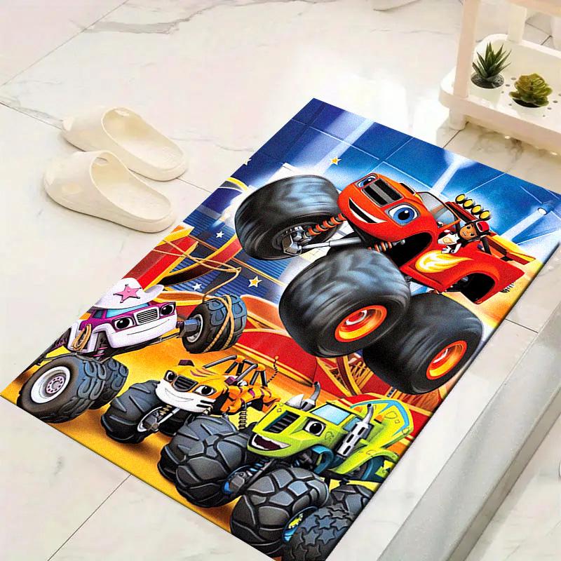 Tappeto Blaze Monster per Soggiorno Camera da Letto Casa Decorazione Divano, Tappetino Antiscivolo per Giochi Bambini
