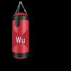 Longchan 60cm Red Hanging Boxing Punching Bag Set