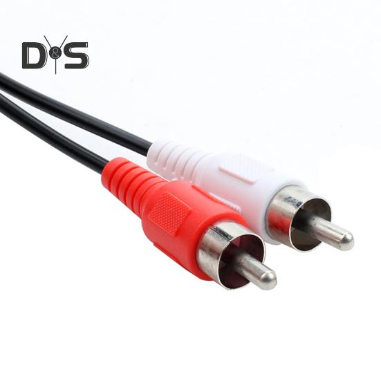 High-Fidelity Audio Cable Stable Universal 2 RCA Male To 1 RCA Female Y Splitter Cable Speaker Stereo Audio Adapter Cord