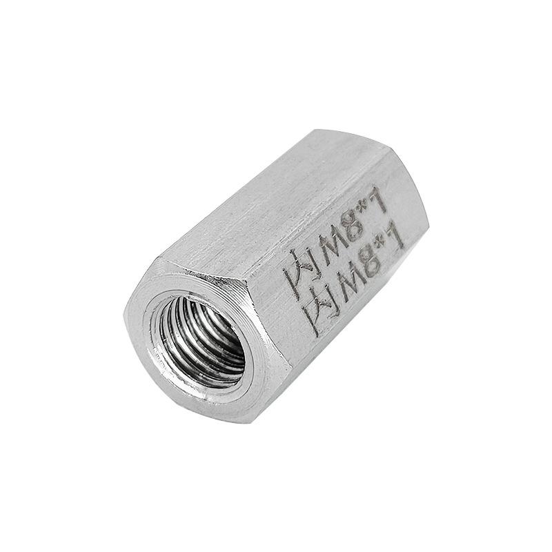 

Stainless Steel 304 Metric Extension Fitting, M8X1 Female to Female Thread (0596)